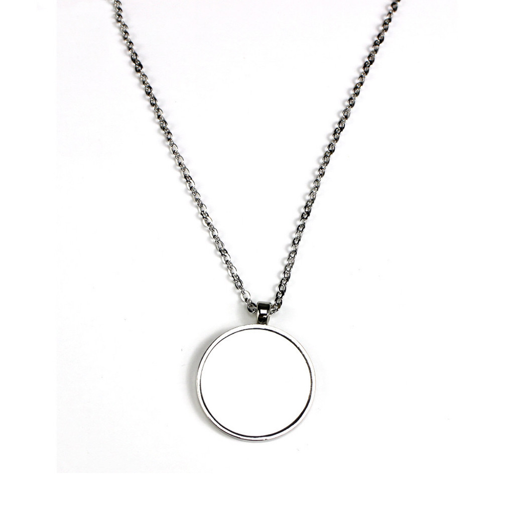 Sublimation Jewelry Blanks Photo Necklace For Sublimation