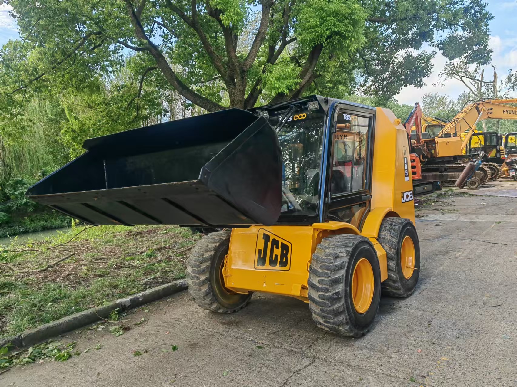 2016 Year Used JCB 185 ECO Skid Steer Loaders With Hydraulic Quck Coupler