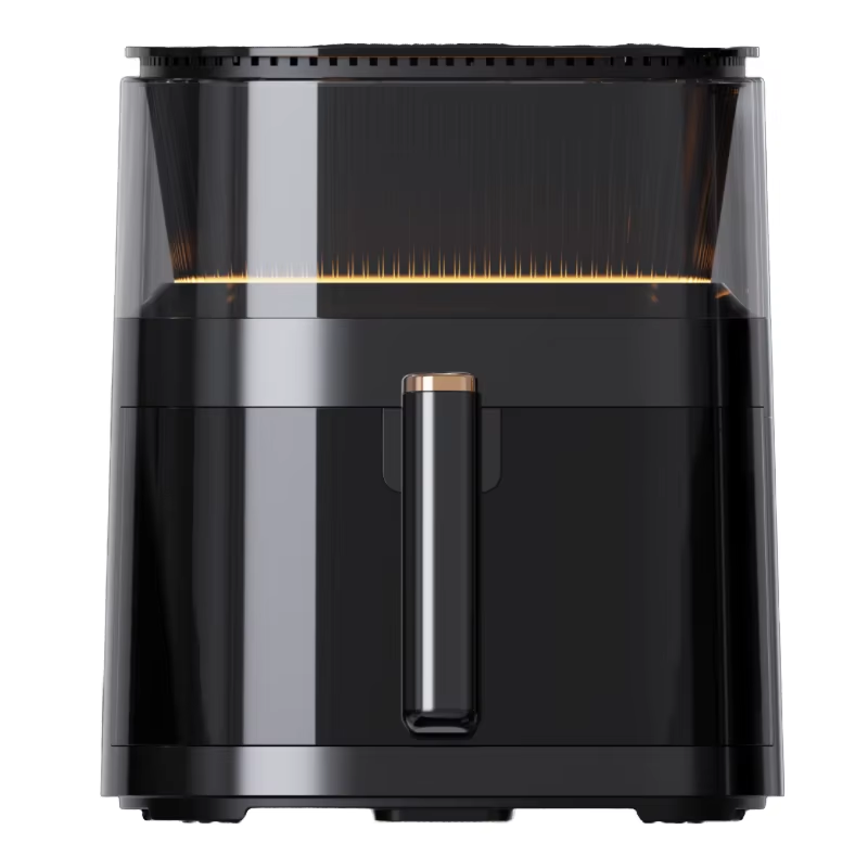 5L Stainless Steel Multifunctional Small Smart Square Healthy Electric Air Fryer Oven For Household Use