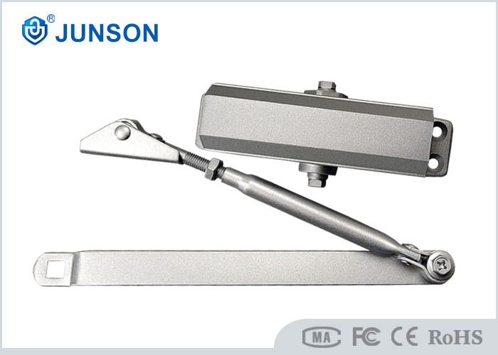 Door Closer Hydraulic Pressure Access Control Parts Aluminium Alloy Silver Color