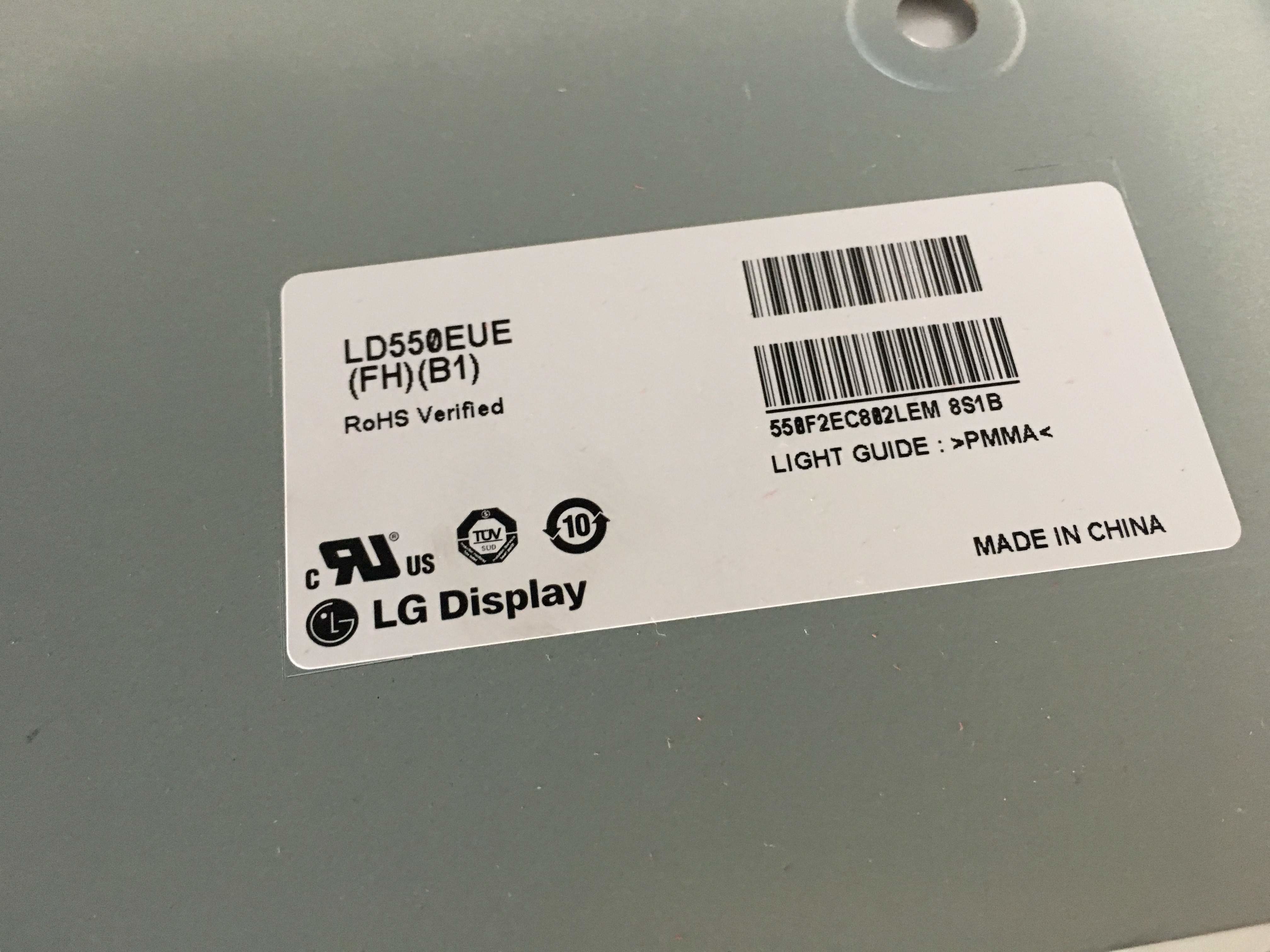LD550EUE-FHB1 LG Display 55" 1920(RGB)×1080 450 cd/m² INDUSTRIAL LCD DISPLAY
