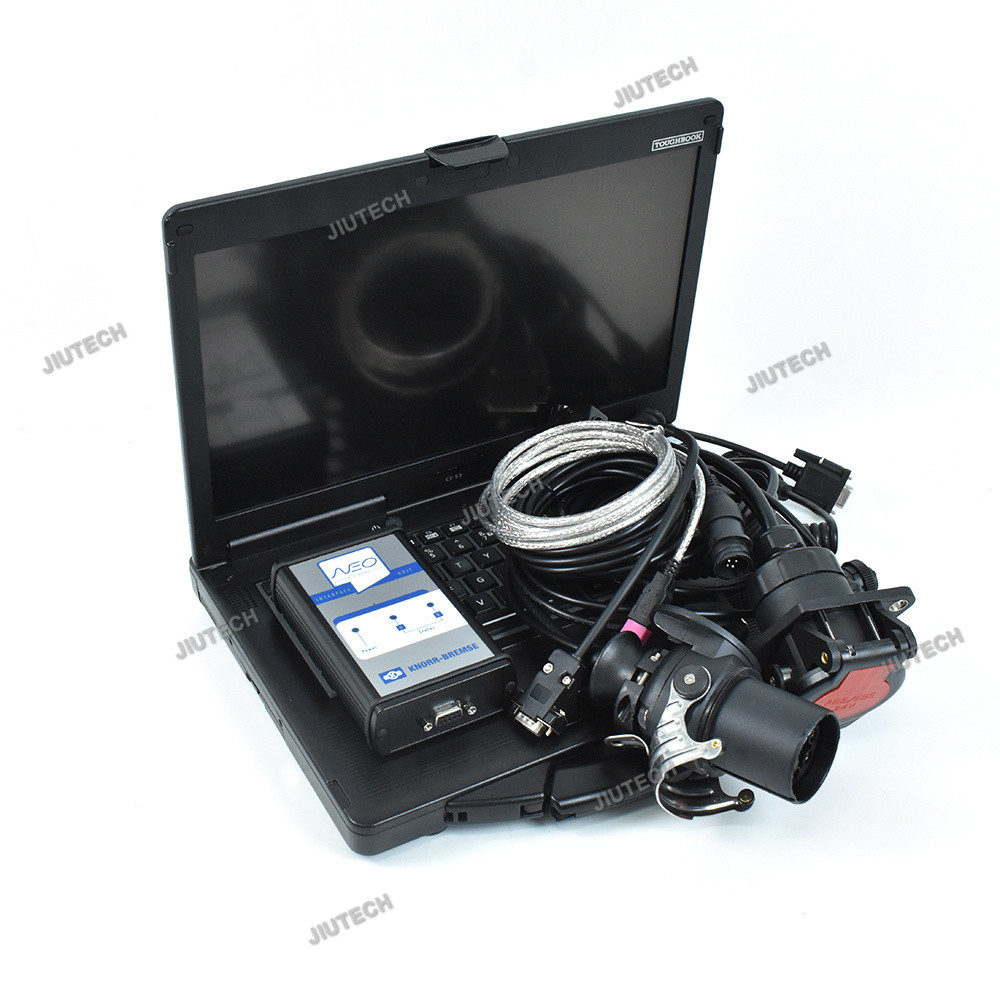 Ready to use CF53 laptop+2024 Truck Trailer Brake Diagnostic Tool for KNORR-BREMSE Diagnostic Kit