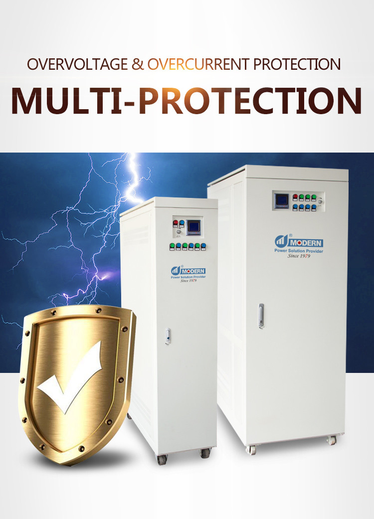 Overvoltage Overcurrent Protection Ac Automatic Voltage Regulator TSGZ Three Single Phase
