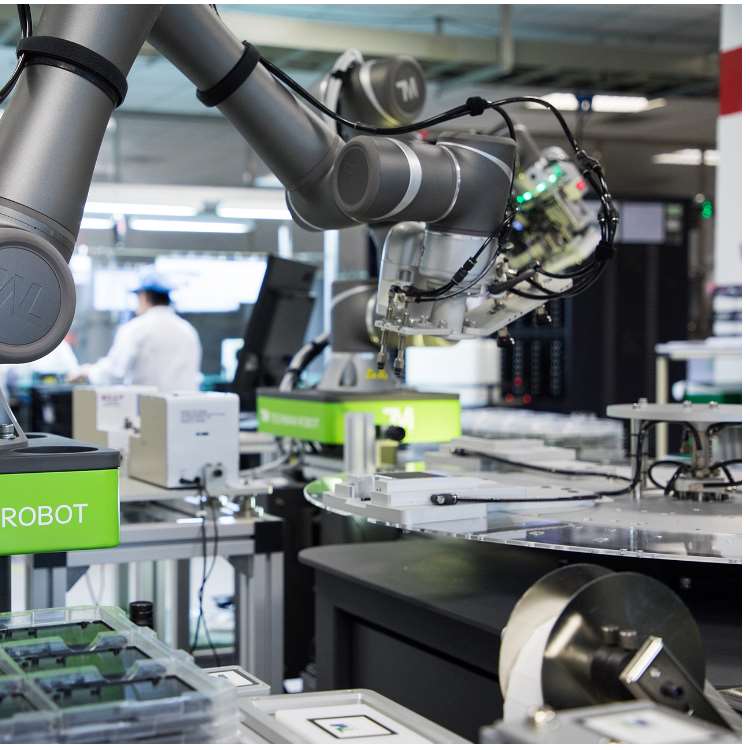Handling Robot Of TM5M-900 Cobot With Collaborative Robotic Arm 6 Axis For Handling As Cobot Robot