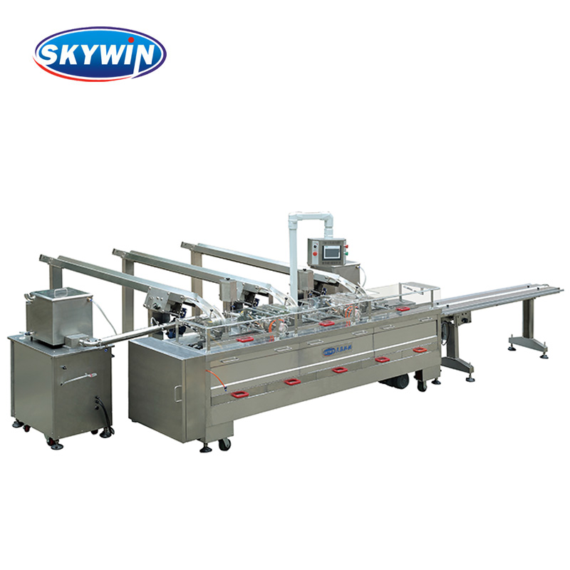 ISO Approved Flow Pack Packaging Machine Biscuit Sandwich Machine