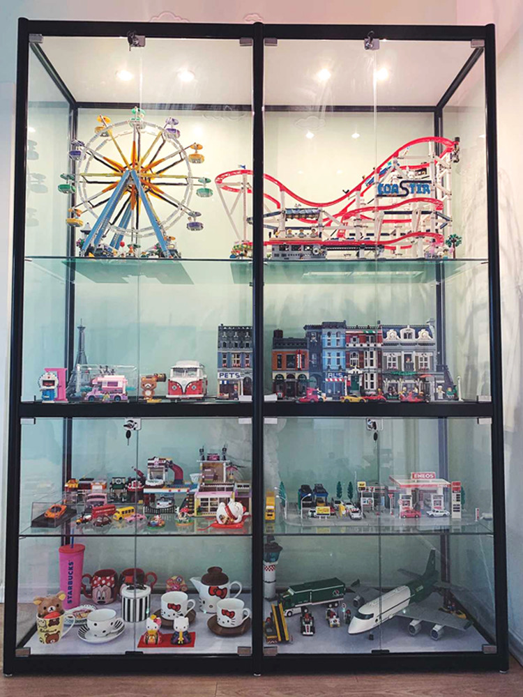 Medal Cup Tempered Glass Showcase Exhibiting Gift Glass Display Case