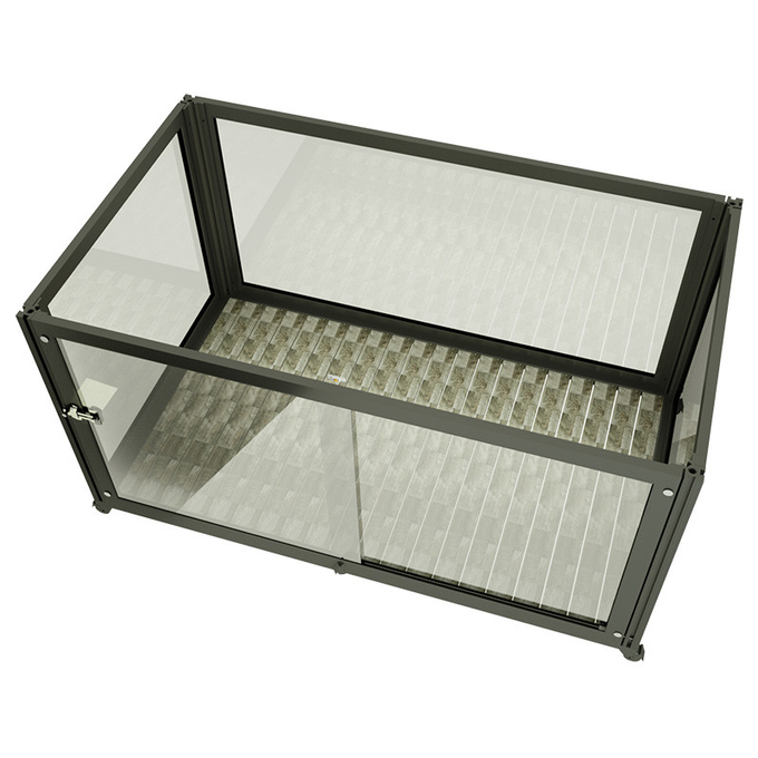 Household Metal Pet Cage Aluminum Alloy Dog House Cage Kennel Heavy Duty