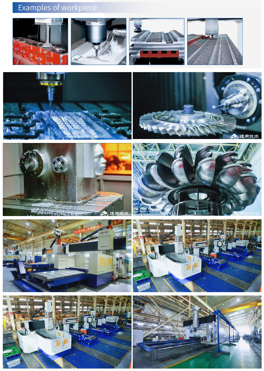 SMTCL GMCr2 Series Gantry Machining Center Heavy Duty CNC Gantry Boring And Milling Machine