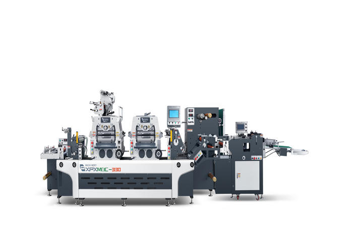 Double Station Flatbed Hot Stamping And Die Cutting Machine High Precision Mdc-330