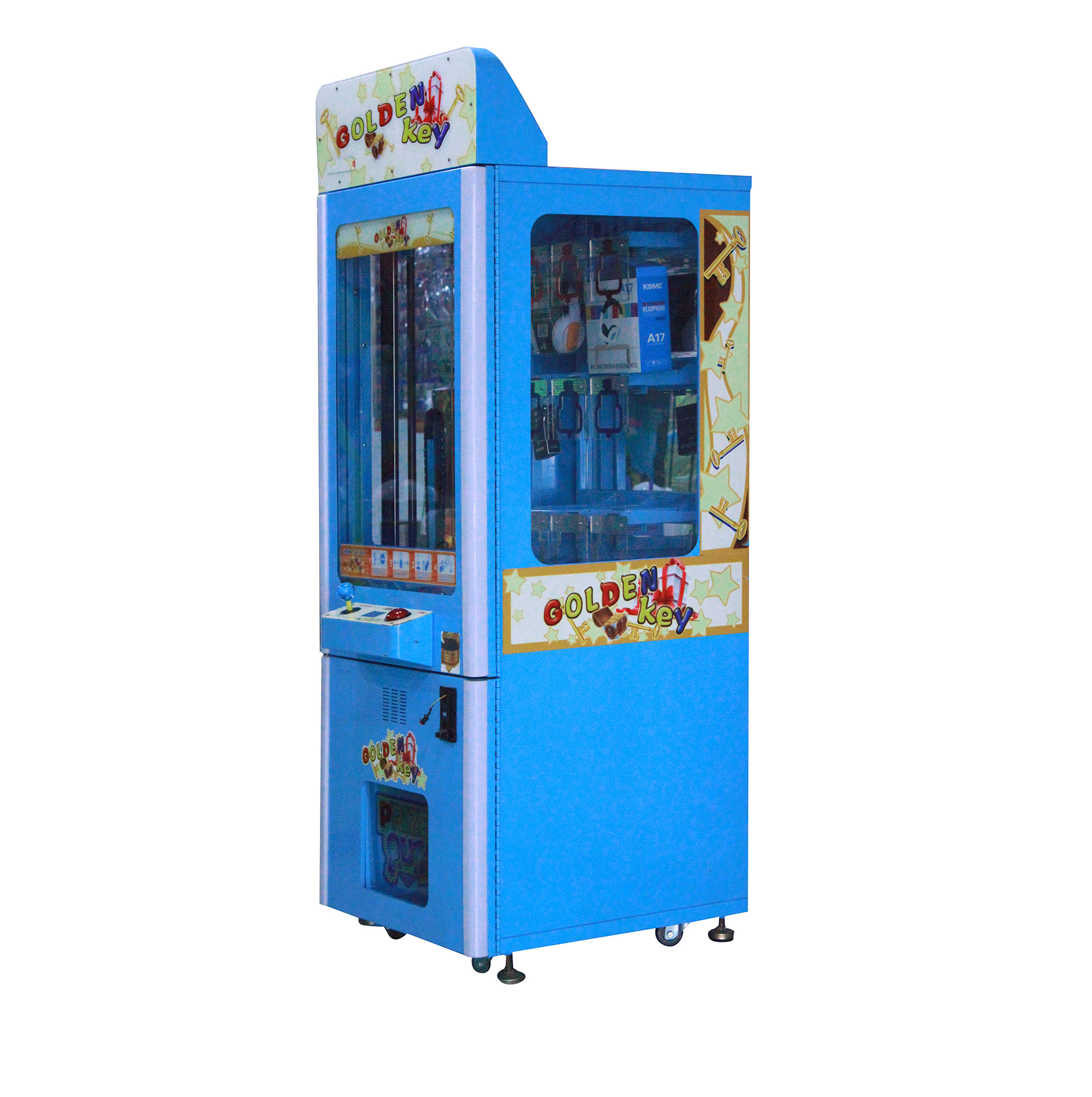 Key Master Coin Operated Arcade Machines Color Dazzling Low Distortion