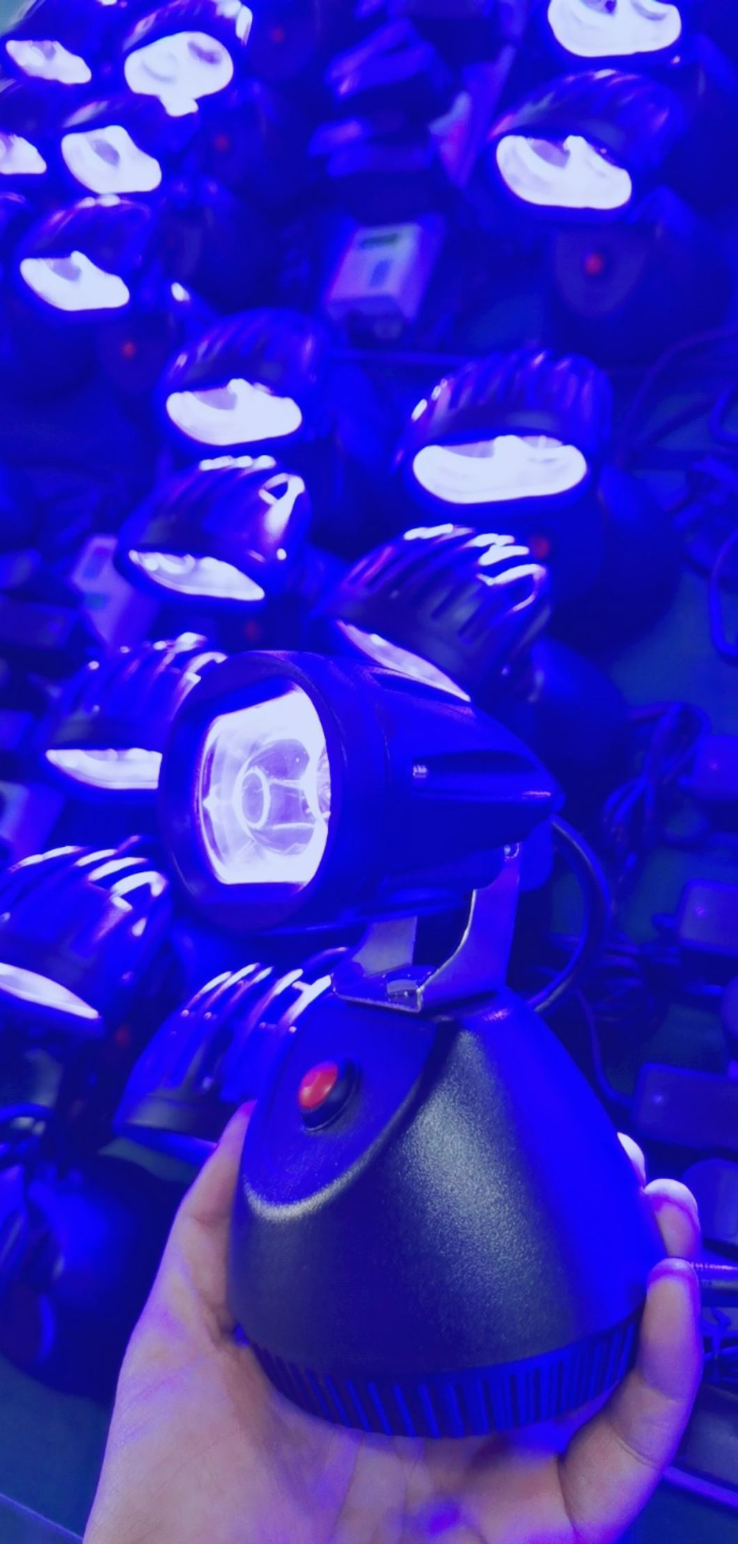 Rechargeable 10W LED Forklift Blue Spot Warning Light Factory