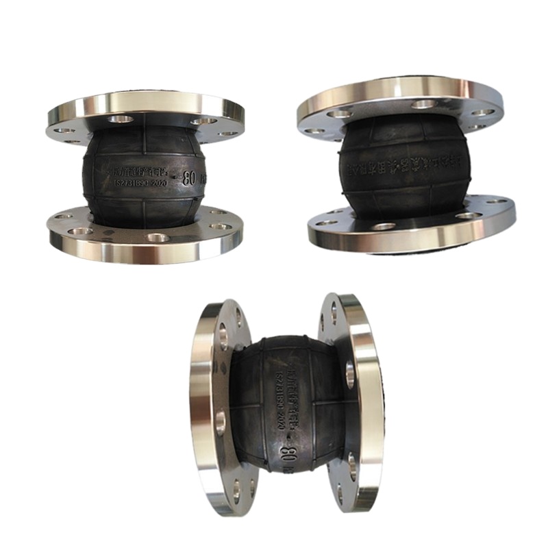 DN25-DN300 PN16 Stainless Steel 304 Flange Joint Pipe Rubber Flexible Bellows EPDM Expansion Joint