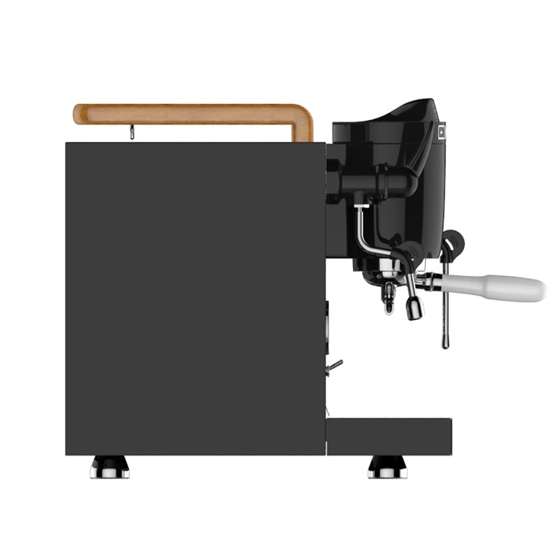 Electric Commercial Coffee Cappuccino Machine 550ml Latte Flow Meter Setting Brewing