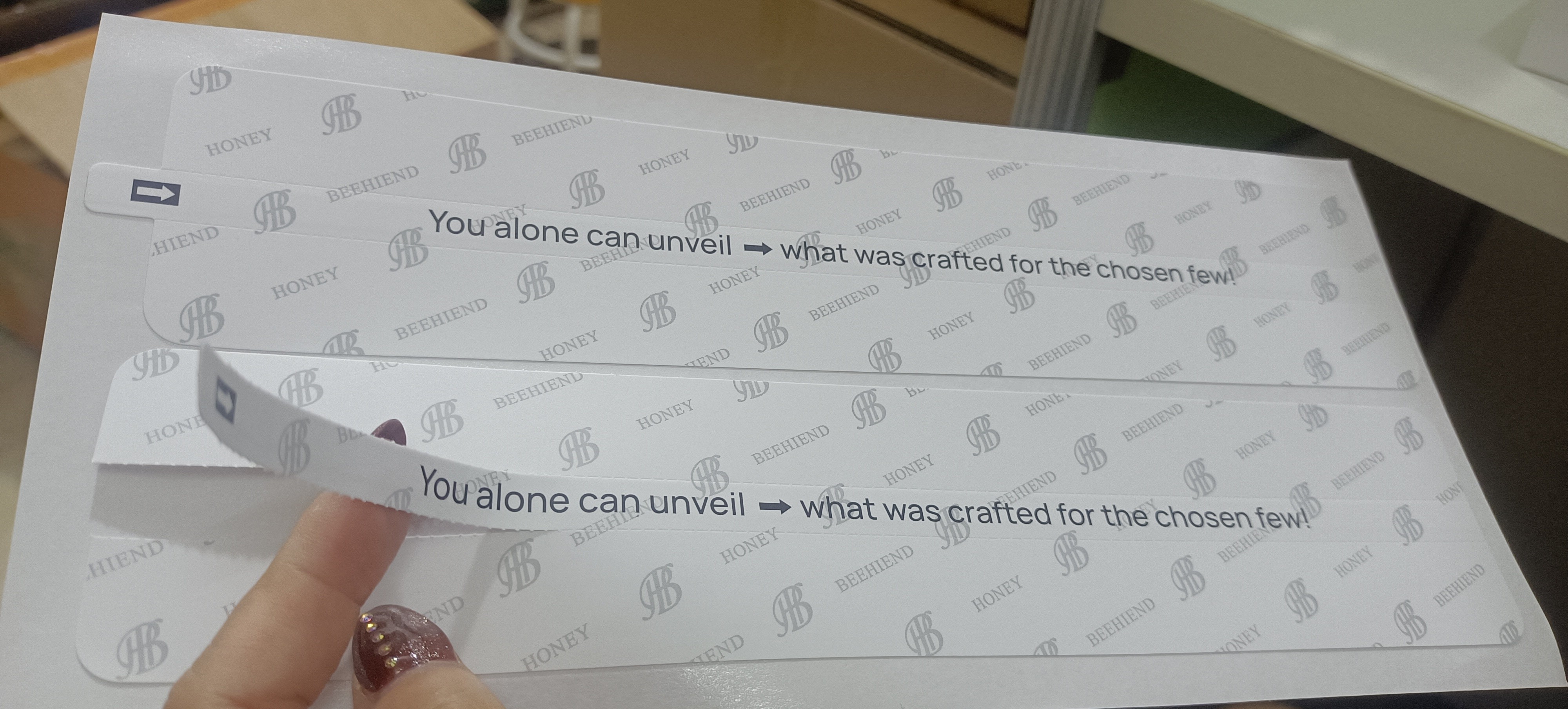 Factory Customized Printing Of Logo With Torn Seal For Packaging Box