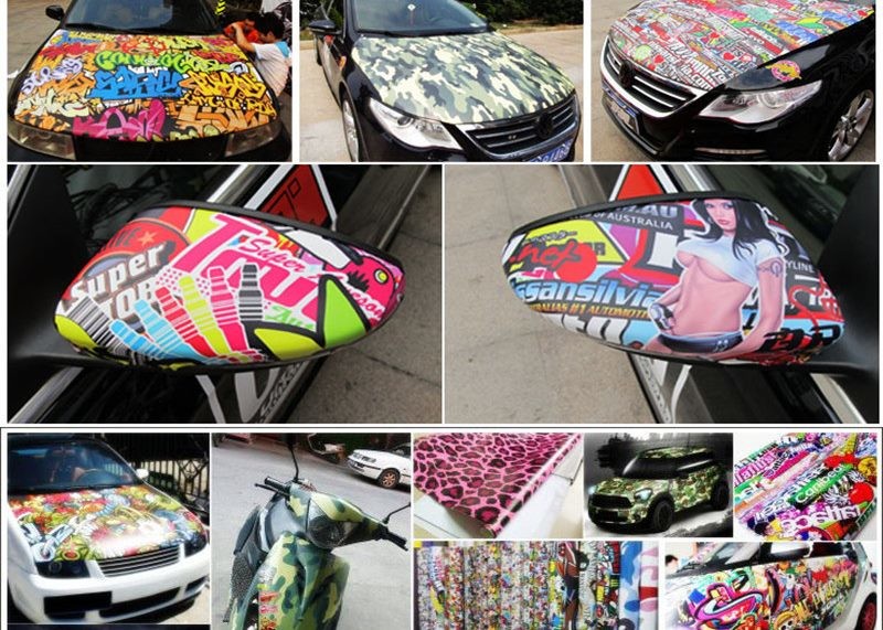 Classic Fashion Style Graffiti Cool Stickers Non Toxic For Moto Car / Suitcase