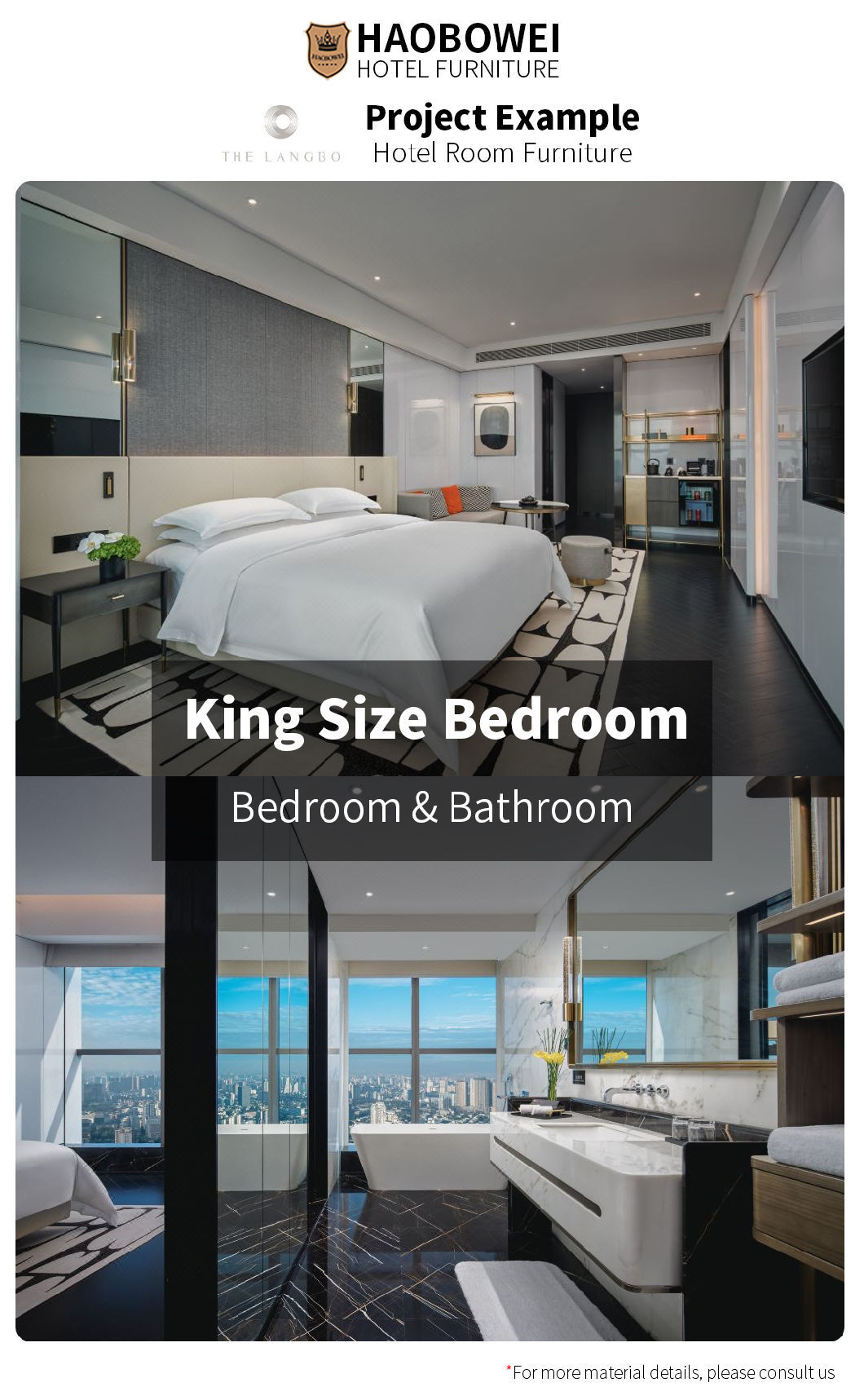 Wholesale Luxury Hotel Furniture China Standard King Size Bedroom Set 5 Star