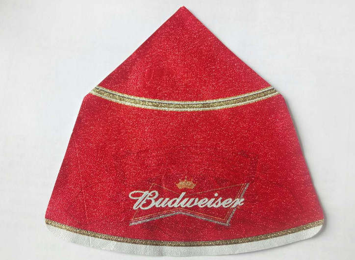 Aluminum foil for beer bottle neck label square beer neck label foil