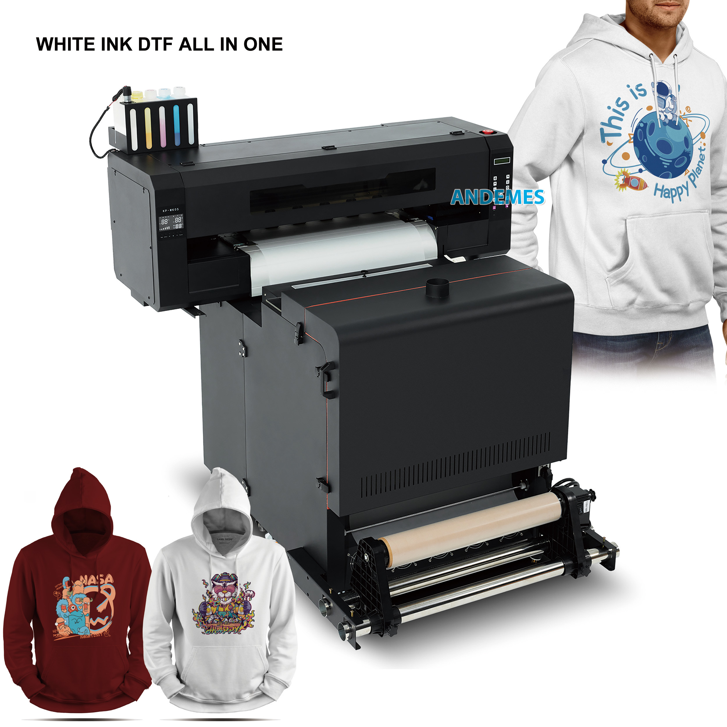 600mm Print Dimension DTF White Ink For A1 24 Inches Printing Width Efficiency