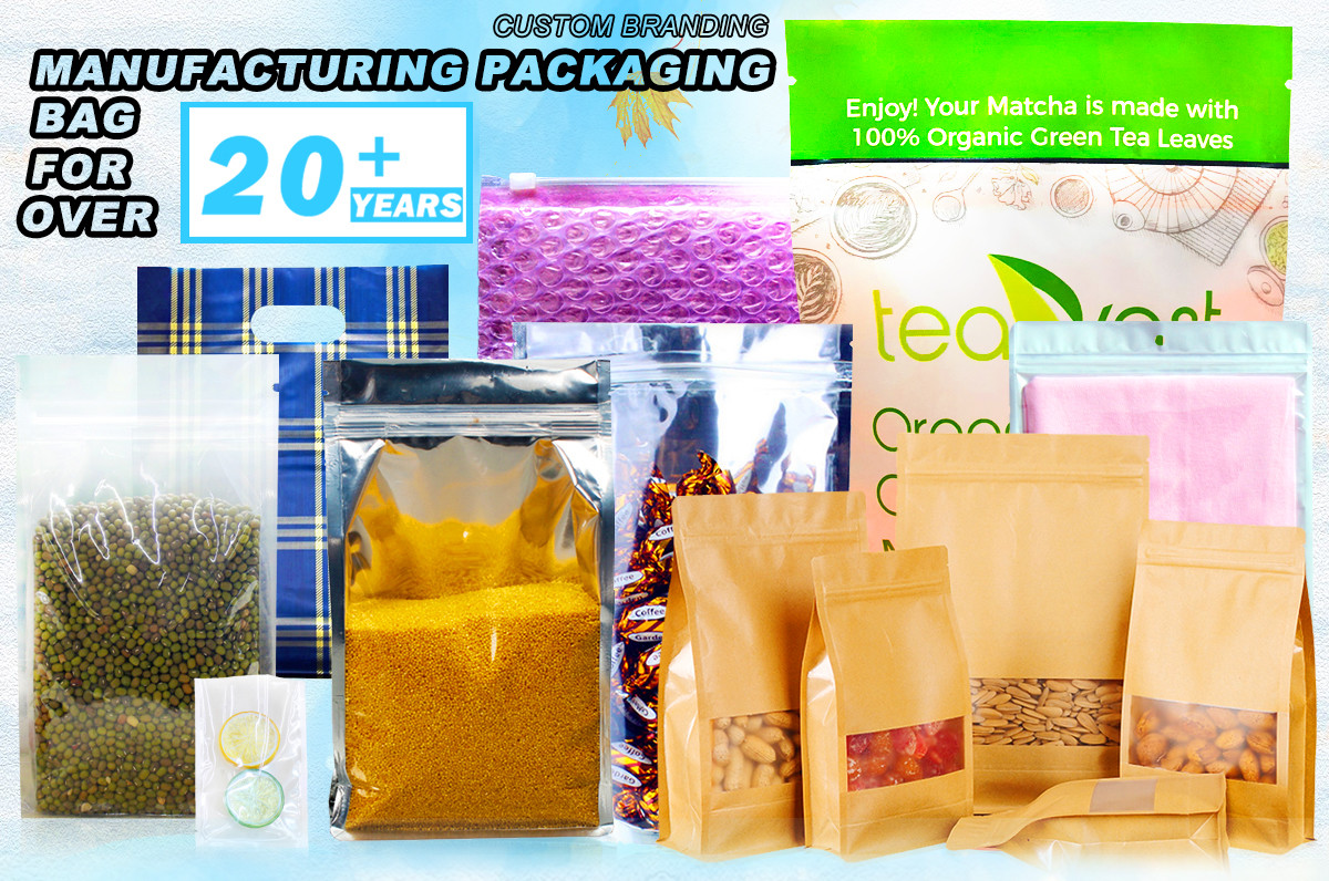 Great 2oz 4oz 50g 100g Resealable Mylar Washable Kraft Paper Bag For Organic Food