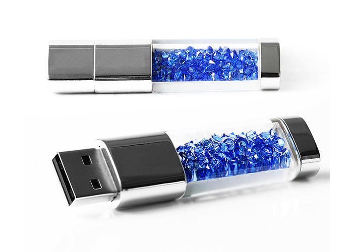 Led Light Usb Stick Drive Customized Laser Logo For Computer Data Copying