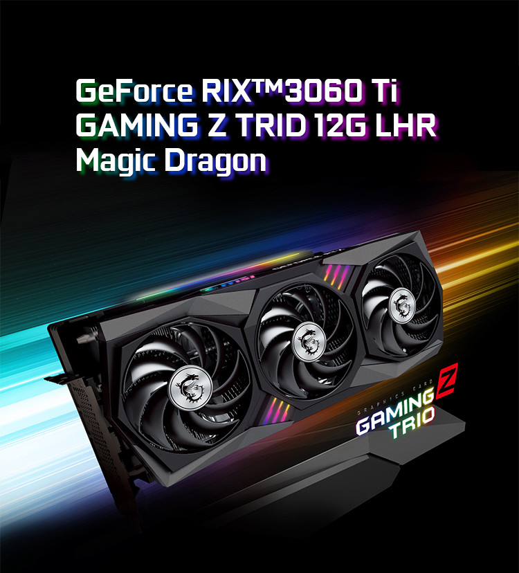 240W PC Gaming Graphics Cards 8G LHR Overclocking Edition RTX 3060 Ti Graphics Card