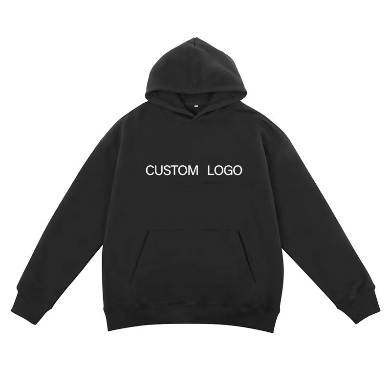 American Streetwear Hoodie Casual Men's and Women's Hoodie with Round Neck Custom Logo