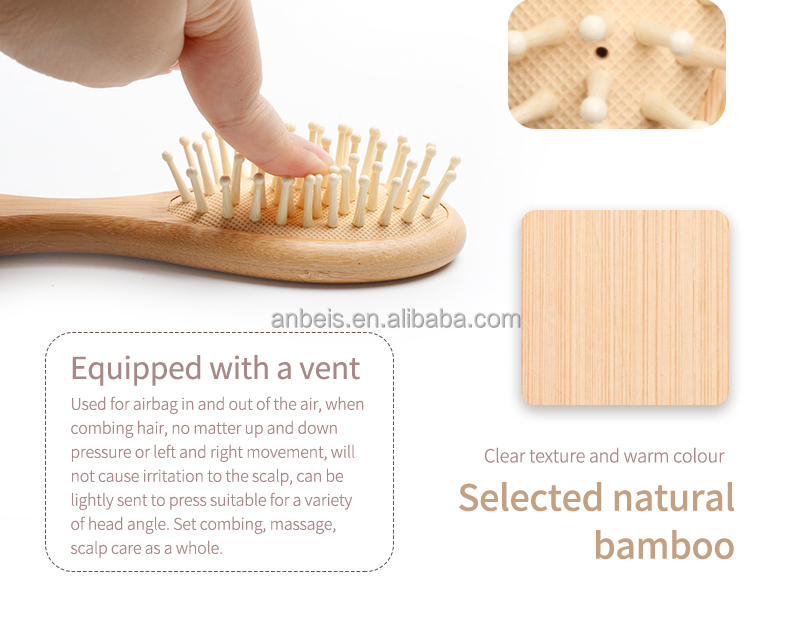 Customized Wood Baby Brush Set With Soft Bristles Natural Goat Hair 4Pcs