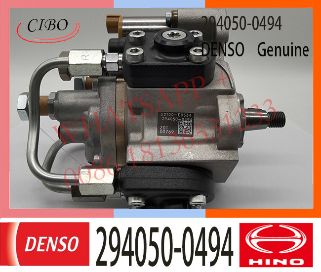 294050-0494 DENSO Diesel Engine Fuel HP4 pump 294050-0494 22100-E0534 For HINO J08E