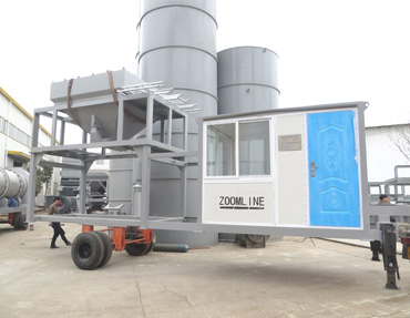 Road construction machinery 20TPH to 120TPH continuous drum mix asphalt plant