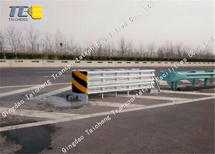 Highway Steel Tunnel Entrance Anti Collision Pad Guideable Yellow Crash Attenuator