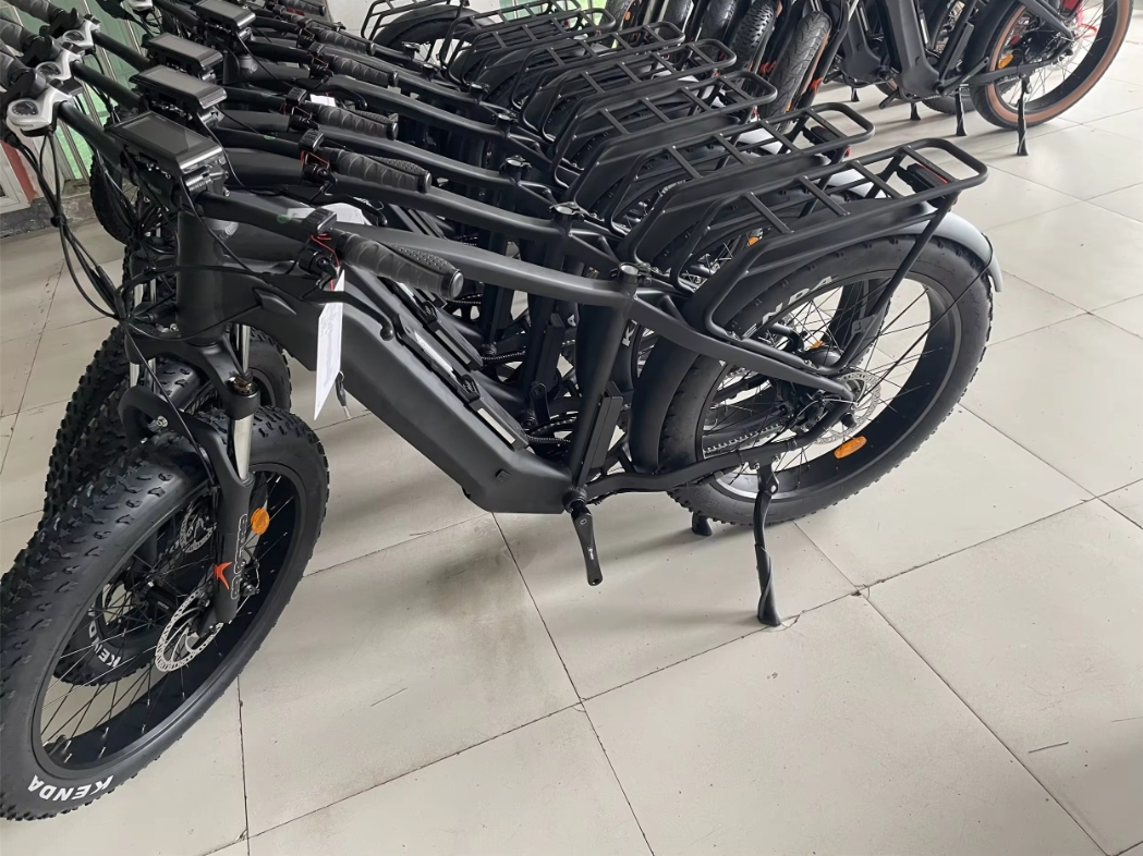 1000W 1500W Electric Bike 7 Speed Electric Bike 26"*4.0 Fat Tire Ebike Electric Mountain Bike Dual 48V 17.5Ah Ebike For Adults