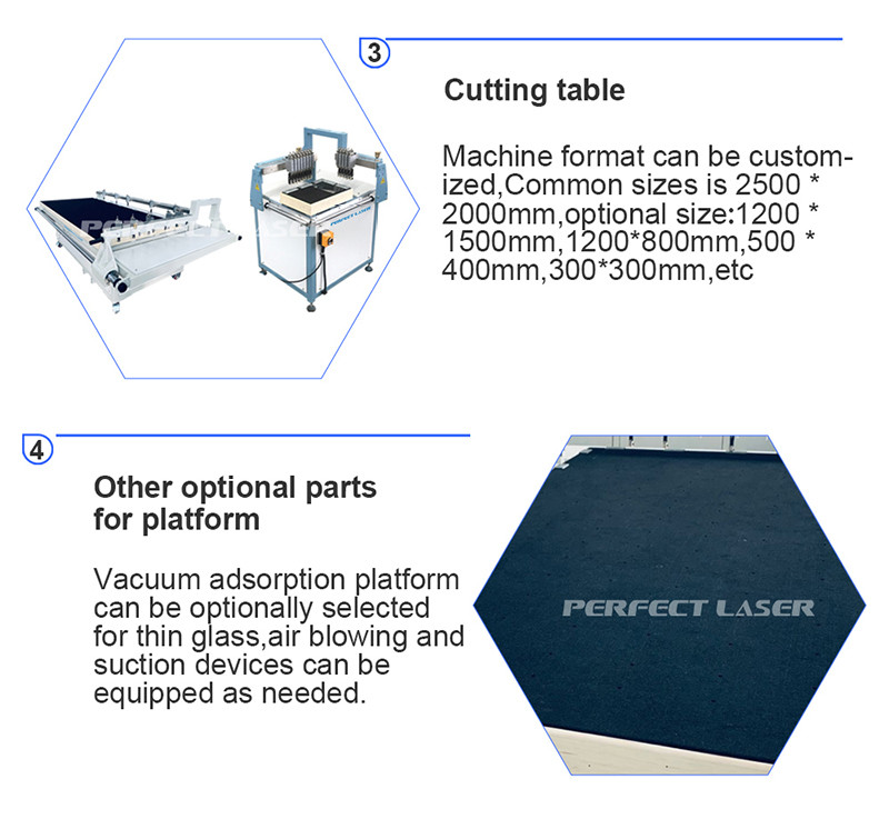 Straight Line Flat Mirror Mosaic Glass Cutter with Double Bridge Manual Cutting Cutter Machine and Multi Cutting Knives