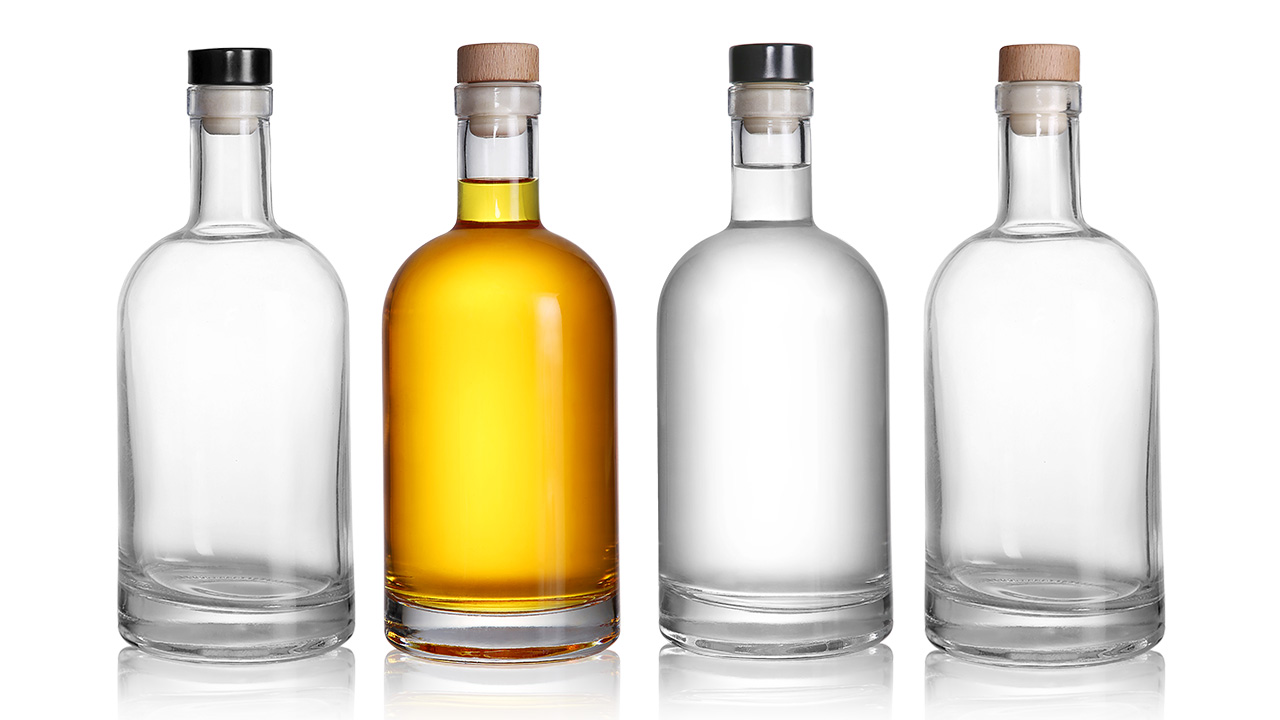 Customized Logo 50ml Glass Bottle with 200ml Sub-bottling Capacity and Transparent Sealed Design