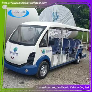 China Manufacture Fashion 4 Wheel Electric Car 14 Seats Electric City Bus For Park on sale