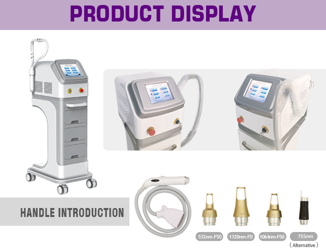 Q Switched Nd Yag Laser Tattoo Removal Machine / 1064nm 532nm Picosecond Laser