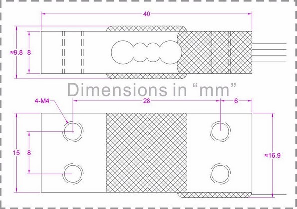 100N weight sensor 50N