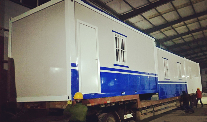 Double Deck Custom Shipping Container Homes Flexible Assembly For School Dormitory