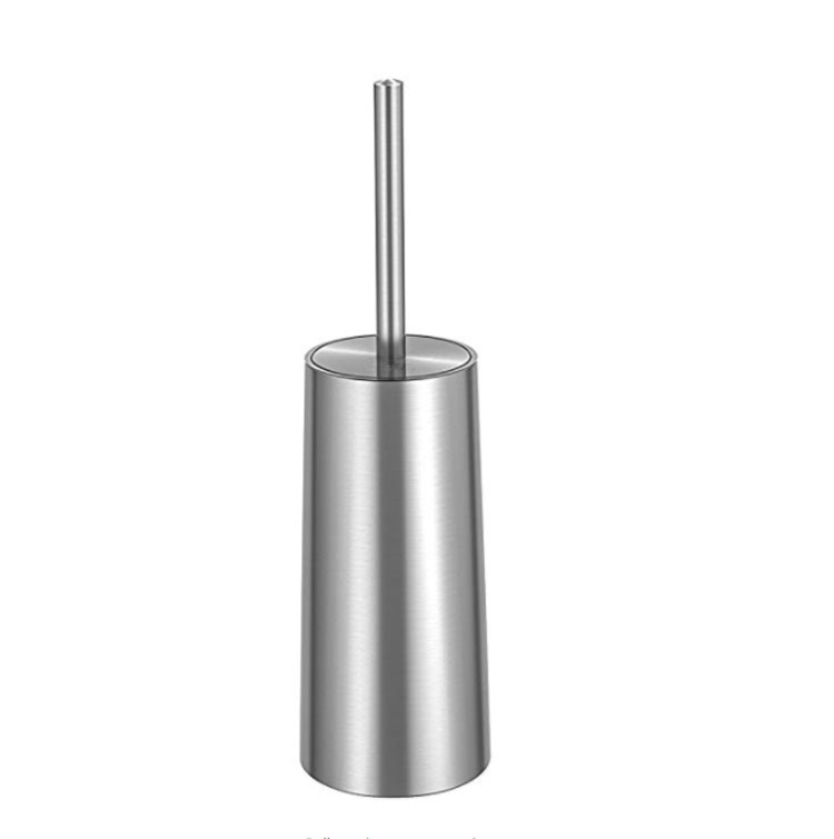 Bathroom Accessories Toilet Brush And Holder Bristle Toilet Brush stainless steel holder