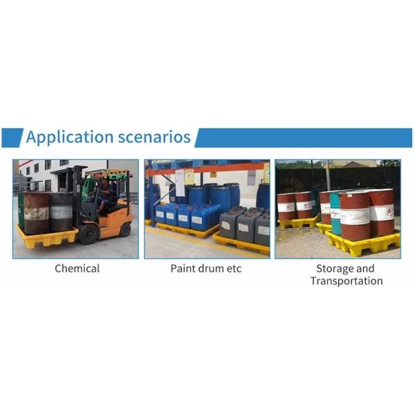 1.5T HDPE Plastic Spill Pallet 2 Drum Spill Containment Pallet