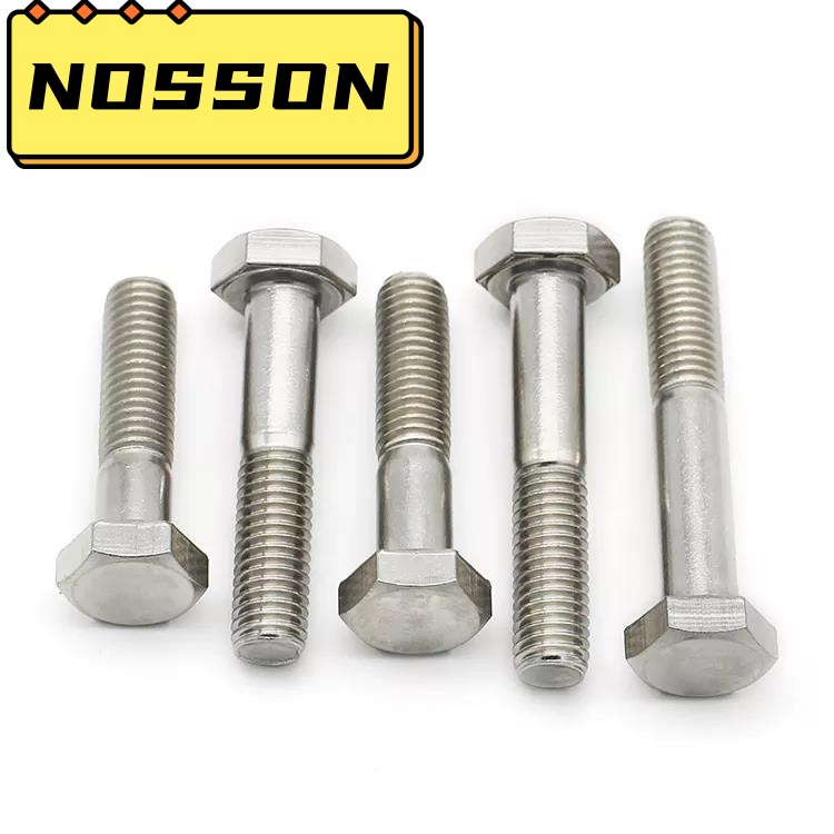 Metric Measurement System M6-M36 M10 Black Hex Bolt Nut Washer DIN933 8.8 12.9 Grade BLUE DYED Finish for Manufacturing