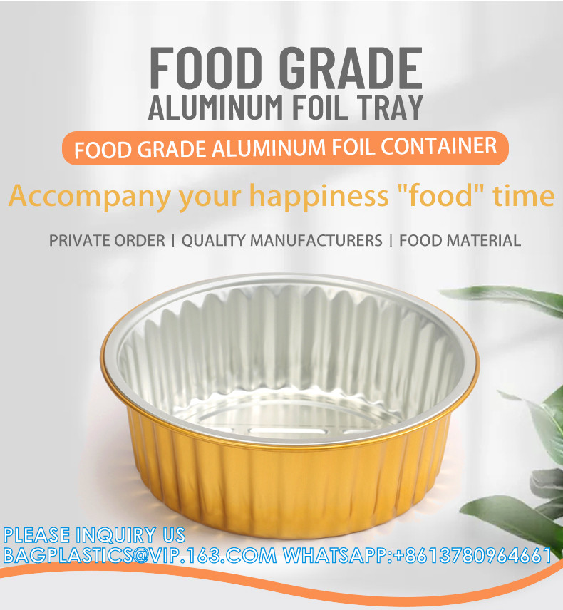 1050ml/220mm Length, Sturdy Aluminum Foil Pans With Lids For Cooking, Baking, Reheating, Freezer, Oven, Recyclable