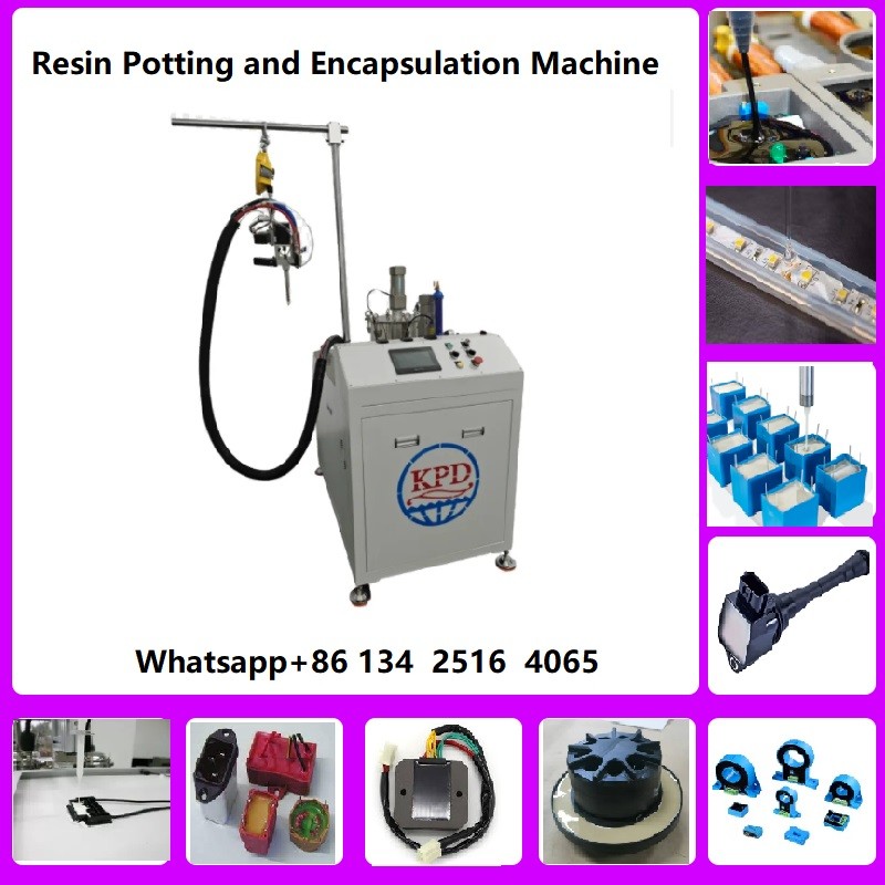 Fully automatic polyurethane resin glue dispensing robot two components glue dispensing machine