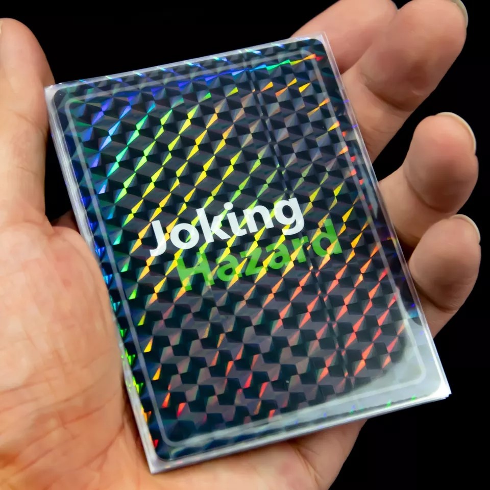 Board Game PP Soft Plastic Card Sleeves Rainbow Transparent Laser Clear Matte