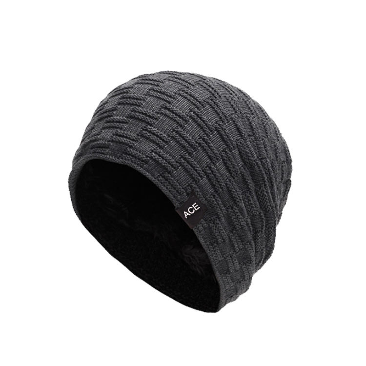 Warm Soft Men'S Knit Winter Hats , Moisture Wicking Stylish Beanie Hats