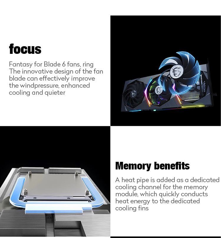 GDDR6X Gaming Graphics Card GeForce RTX 3070 Ti SUPRIM X 8G Overclocking Edition