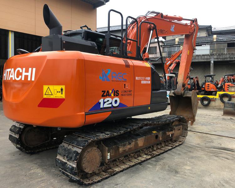 12t Hitachi ZX120-6 Mini Excavator Second Hand Diggers 0.55m3 Bucket