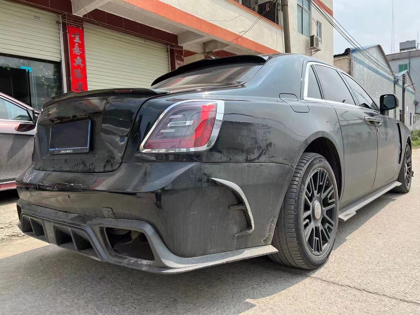 Auto Parts Ghost Body Kit Rolls Royce Front And Rear Bumper Hood 280MM