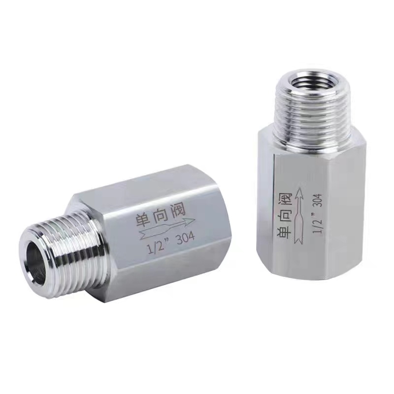 1/8&quot; 1/4&quot; 3/8&quot; 1/2&quot; Bsp NPT Female to Male One-Way Check Valve for Pipeline