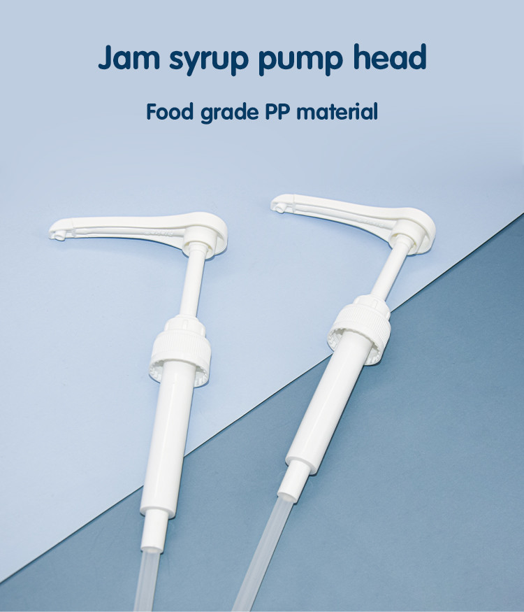 28-410 Closure All Plastic Sauce Syrup Pump Dispenser With Narrow Head 5ml 8ml 10ml Dosage