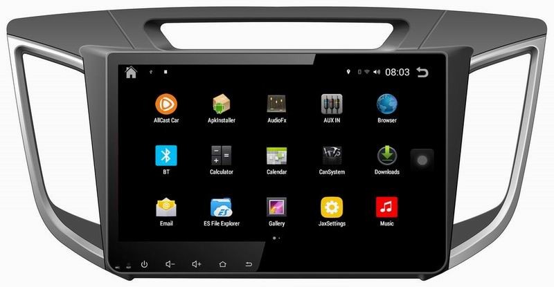 Ouchuangbo Wholesale big touch screen for Hyundai IX25 car radio gps with BT Radio GPS 3G Wifi android 4.4 system